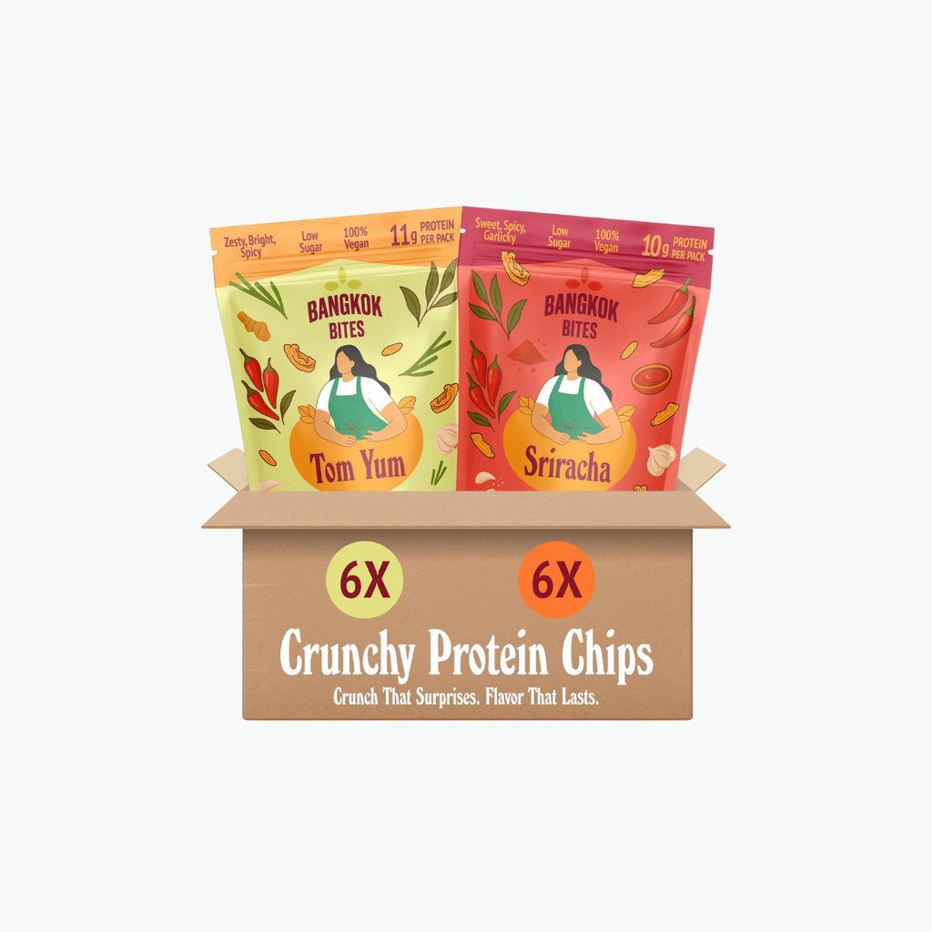 Bangkok Bites Protein Chips, Variety Pack