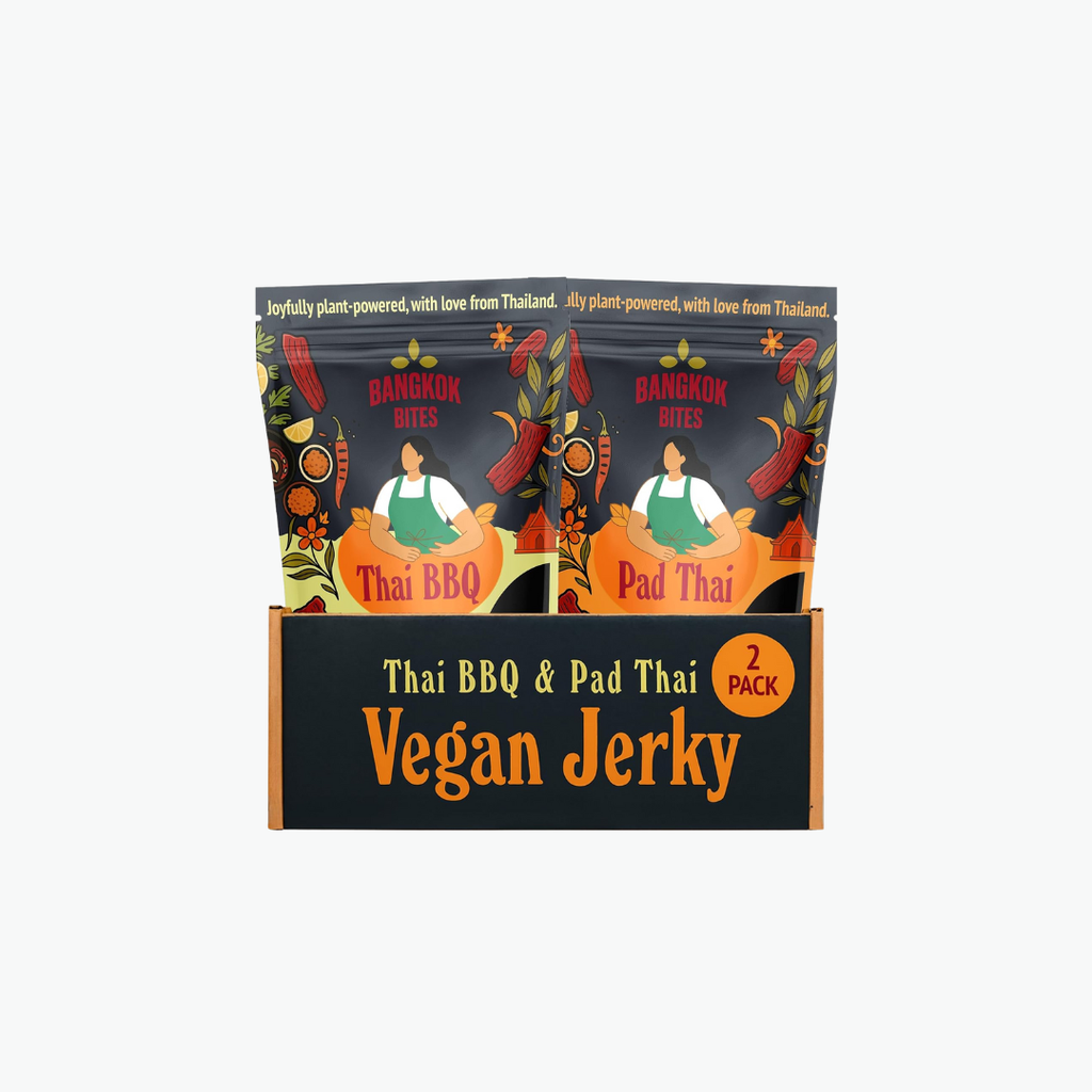 Bangkok Bites Vegan Jerky, Variety Pack