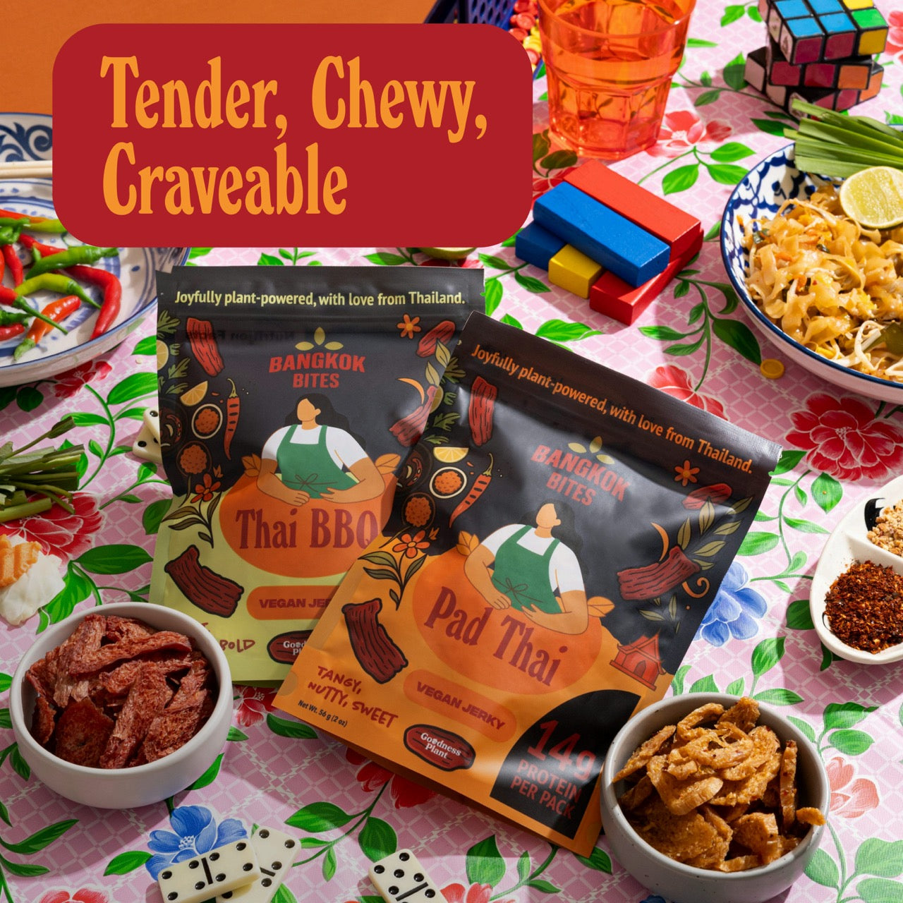 Bangkok Bites Jerky, Thai BBQ